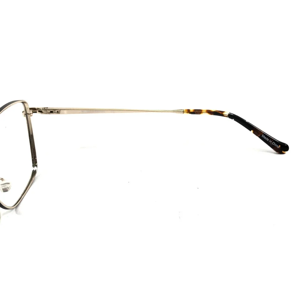 Cinzia Eyeglasses Frames CIN-5185 C2 Gold Black Butterfly Wire Rim 54-17-140